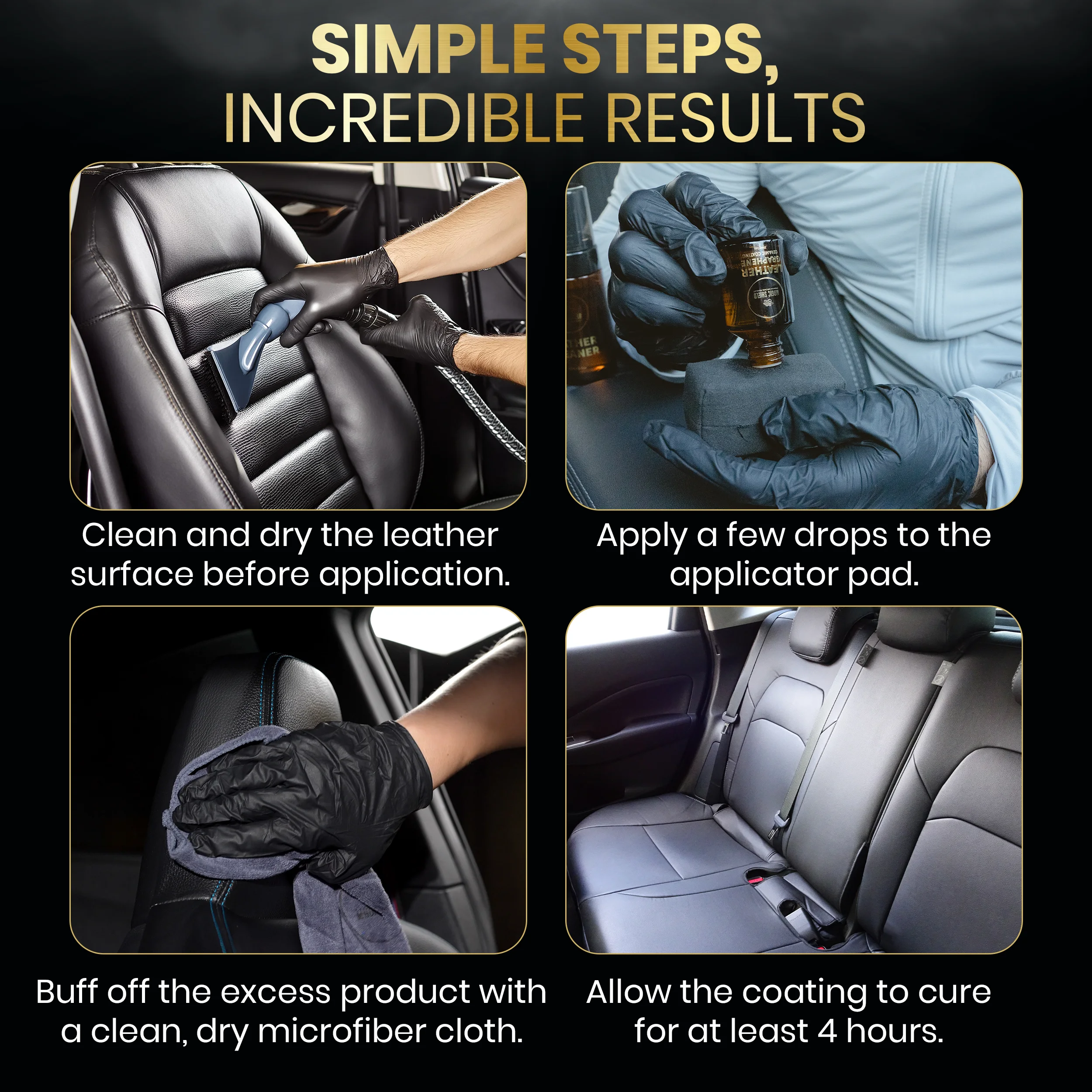 Pure car leather cleaner