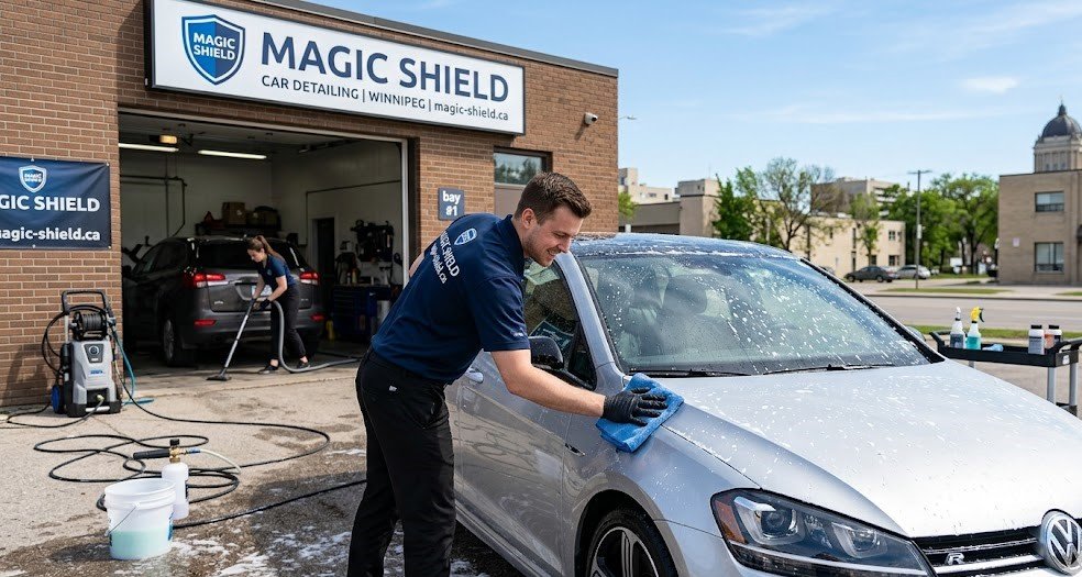 interior car cleaning Winnipeg