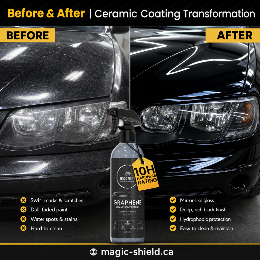 Ceramic Coating Spray for Black Cars