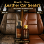 how do I clean leather car seats