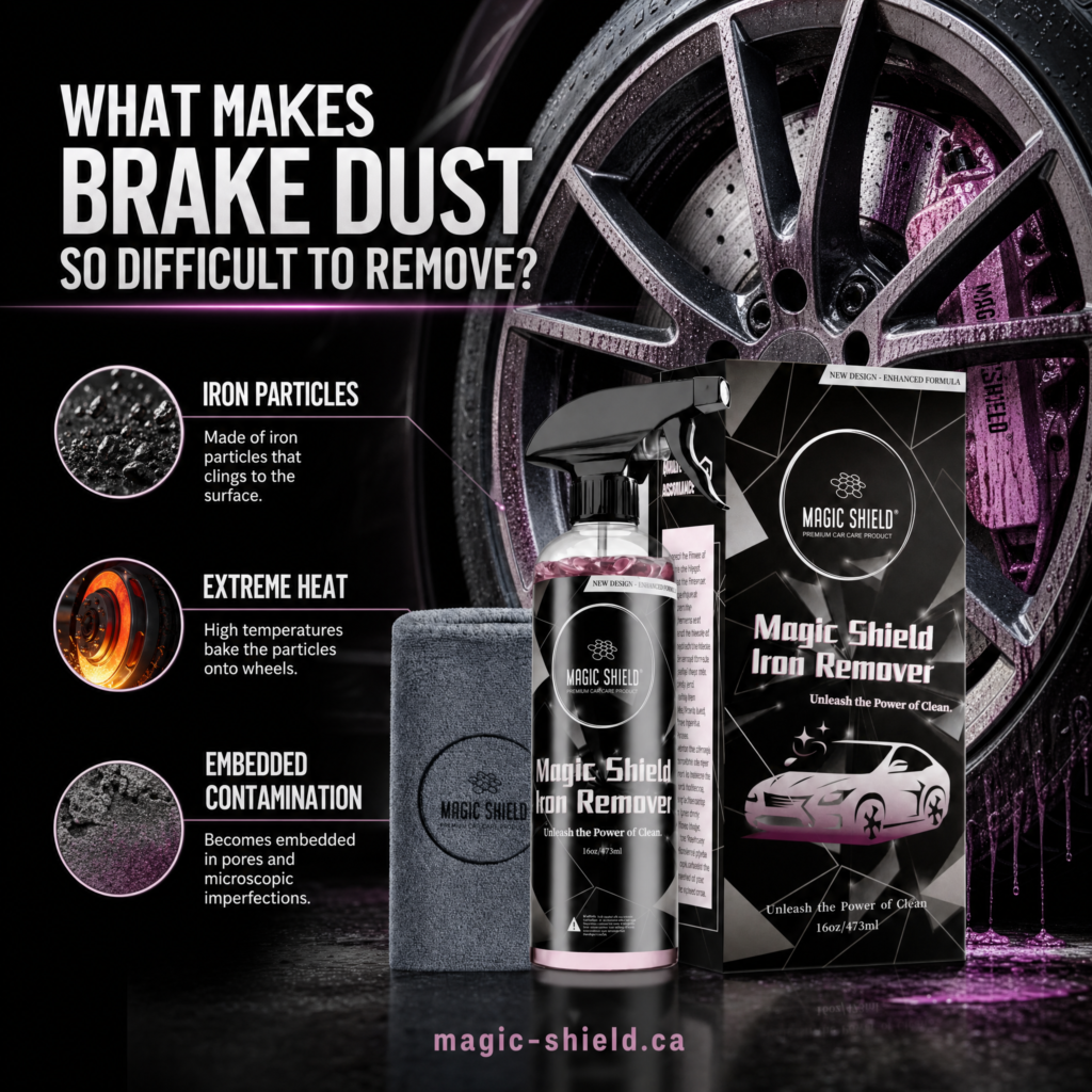 What Makes Brake Dust So Difficult to Remove?
