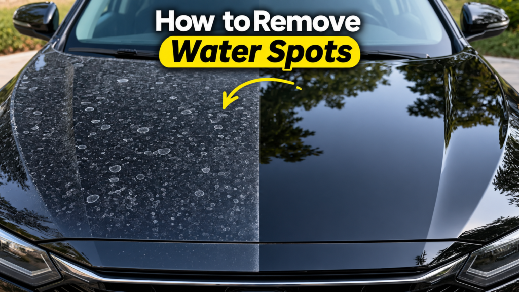 How to Get Rid of Water Spots on a Car Without Damaging the Paint